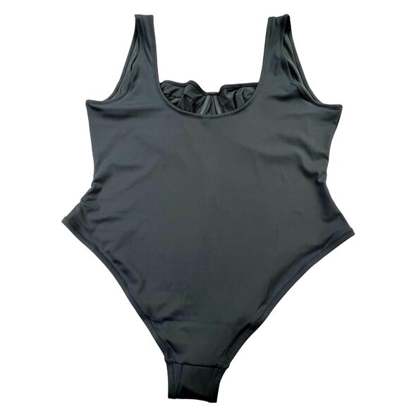 SKIMS Shaping Swim Underwire One Piece Gunmetal Womens 4X - Picture 4 of 12